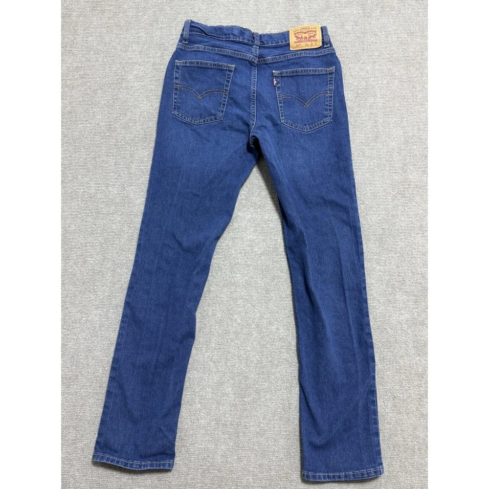 Levis 511 Jeans Boys 18 Regular 29x31 Blue Slim Fit Performance‎ Stretch Denim